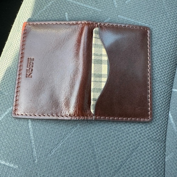 Boconi Men's Leather Bifold Wallet Brown (RFID) - Picture 2 of 3